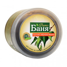 Густое черное мыло для ухода за телом и волосами «Фито Баня»