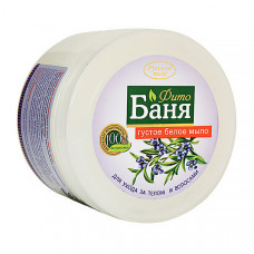 Густое белое мыло для ухода за телом и волосами «Фито Баня»