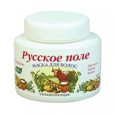 Маска «Увлажняющая» для всех типов волос с кефиром «Русское поле»