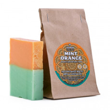 Марокканское натуральное мыло Mint Orange для рук и тела Hammam organic oils