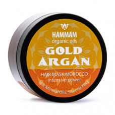 Марокканская золотая маска Gold Argan питание и уход Hammam organic oils